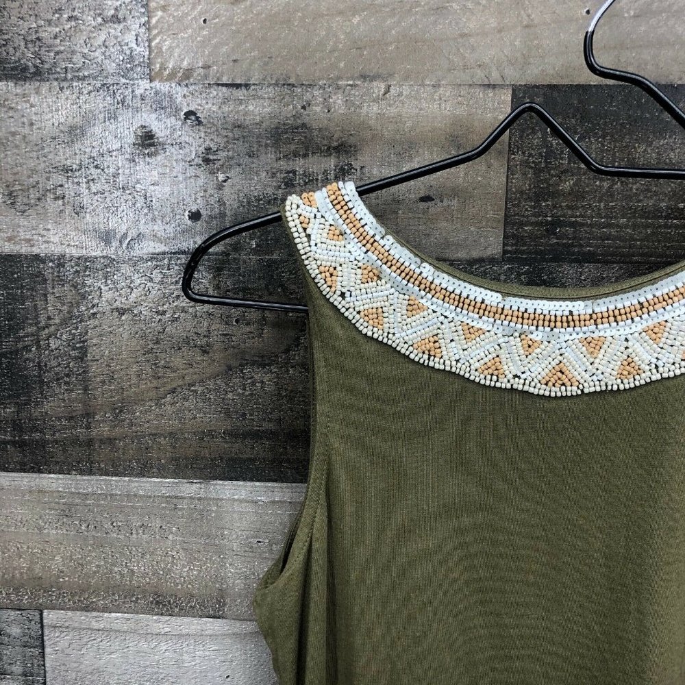 Lauren Ralph Lauren Beaded Sleeveless Top Size XS - Picture 4 of 7